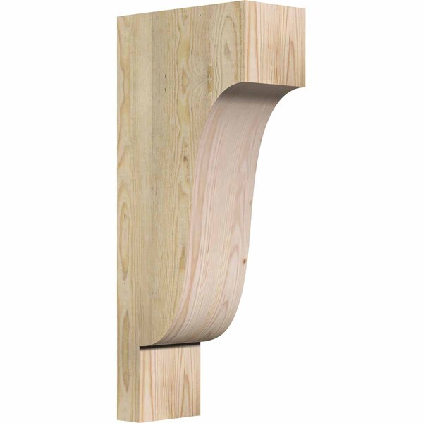 Ekena Millwork Newport Rough Sawn Corbel, Douglas Fir, 6"W x 12"D x 28"H COR06X12X28NEW00RDF - main